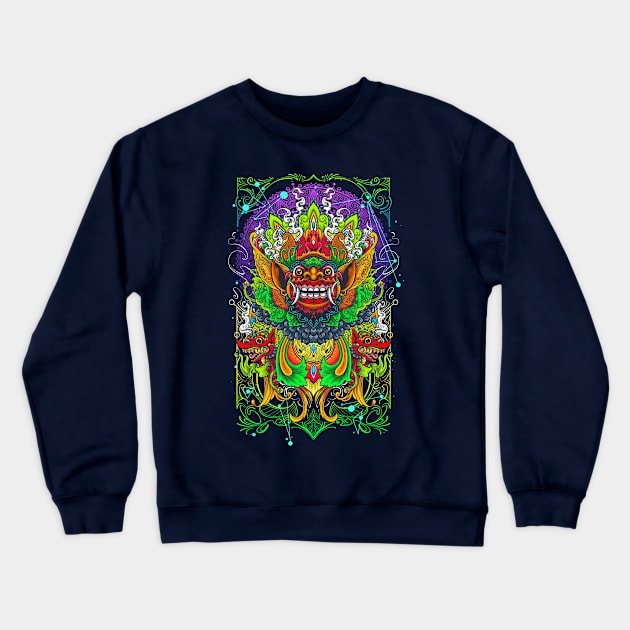 Balinese Barong Crewneck Sweatshirt by angoes25